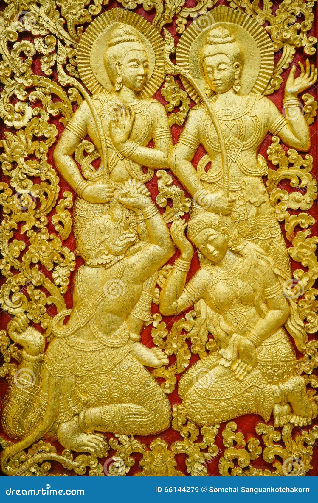 traditional carving lao art